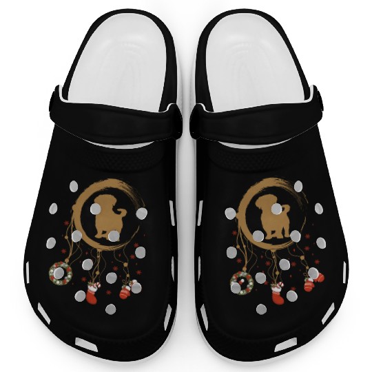 dog dreamcatcher Christmas Shih Tzu Clogs