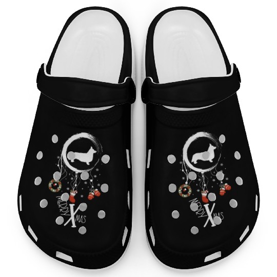 dog dreamcatcher Christmas Welsh Corgi Clogs