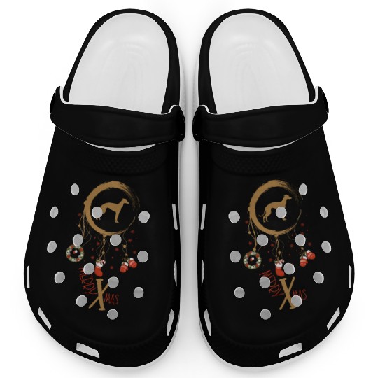 dog dreamcatcher Christmas Whippet Clogs
