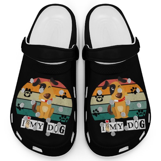 I Love My Dog Clogs