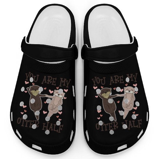 You Are My Otter Half Valentines Day Clogs
