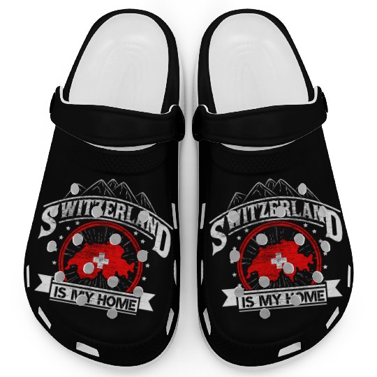 Switzerland Mountains Origin Gift Clogs