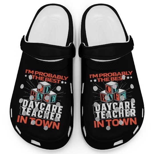 Daycare Teacher Funny Clogs