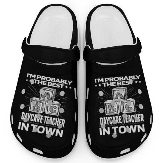 Daycare Teacher Funny Clogs