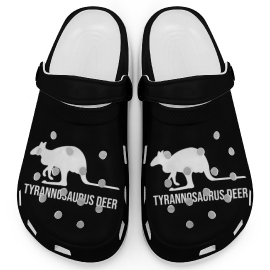 Funny Kangaroo Tyrannosaurus Deer Clogs