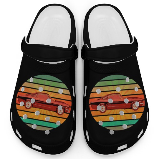 fastest car in the world in Summer Retro Sunset Clogs