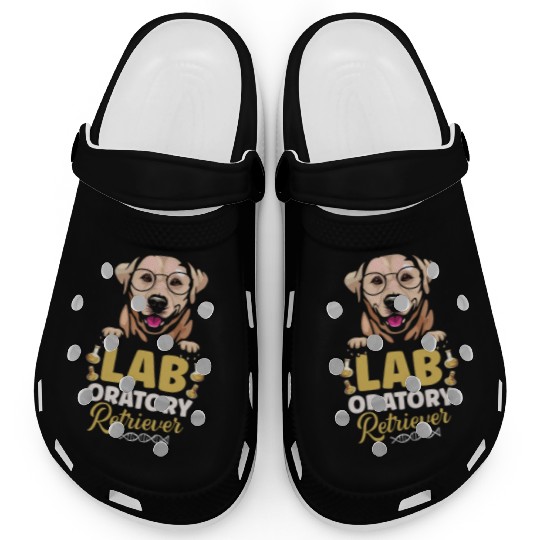 Laboratory Retriever Science Biology Teacher Dog Clogs