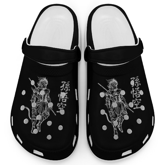 Sun Wukong Monkey King Chinese Characters Letters Clogs