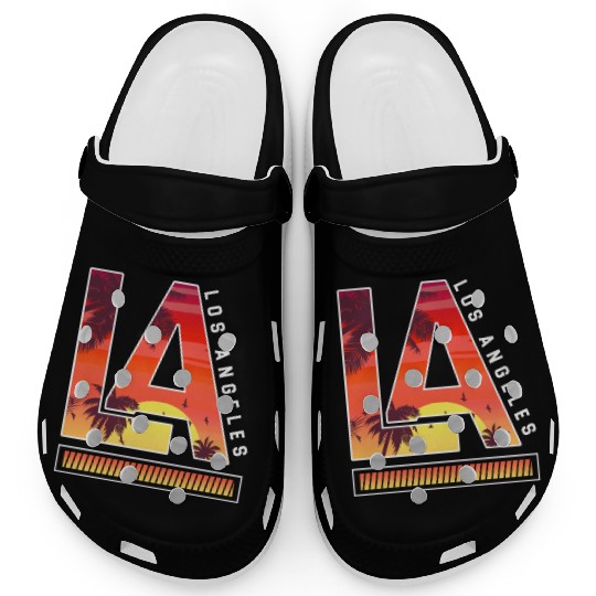 Los Angeles LA California Gift Clogs