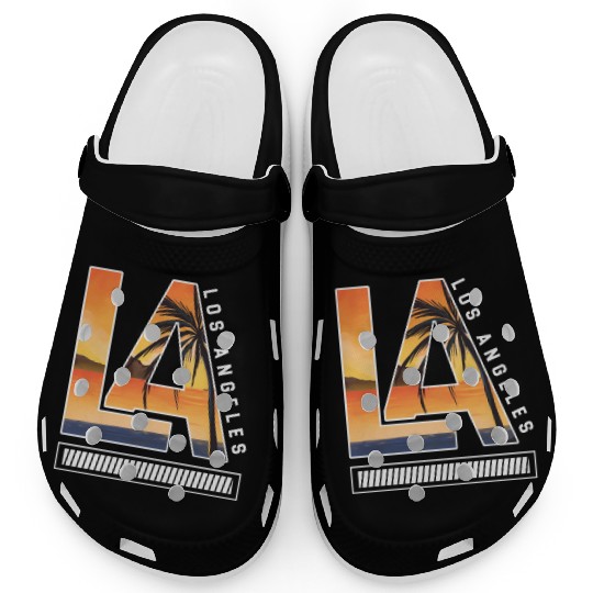 Los Angeles LA California Gift Clogs