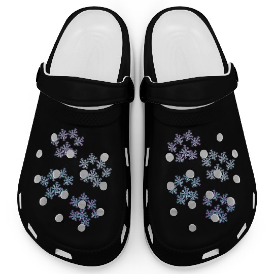 Snowflake Paws (Pastel) Clogs