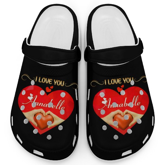 I love you Annabelle Clogs