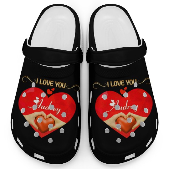 I love you Audrey Clogs