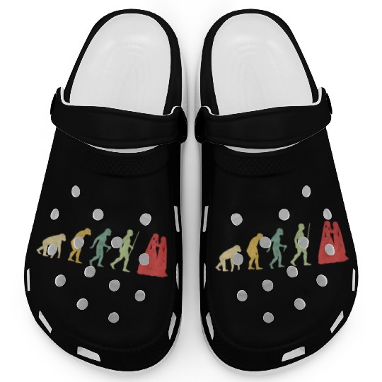 Lesbian Couple Romantic Wedding Wife Evolution Clogs