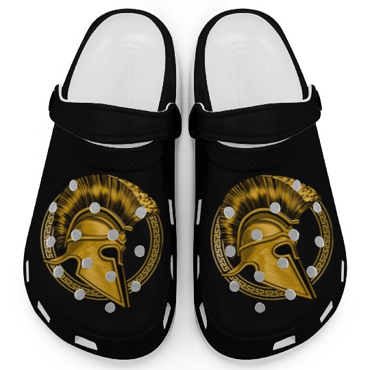 Gold Gladiator Sparta Greek Gym Workout Clogs