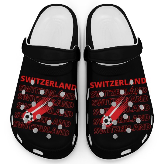 World Switzerland Soccer Vintage Clogs
