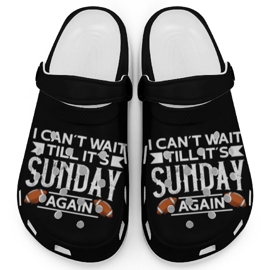 American Football Sunday Football Player Sport Fan Clogs