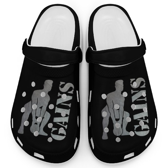 Bodybuilder Workout Squats Exercise Gift Clogs