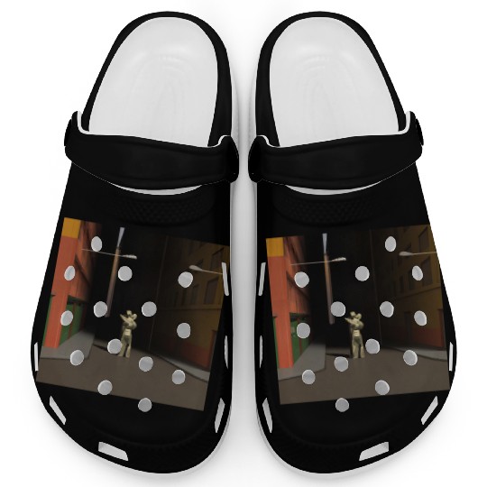 Embrace Under Street Lights LGBTQ Pride Love Clogs