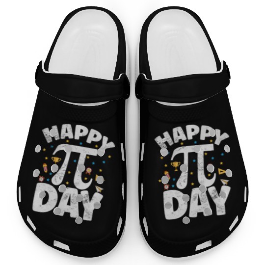 Happy Pi Day Kids Math Teachers Student Professor Clogs