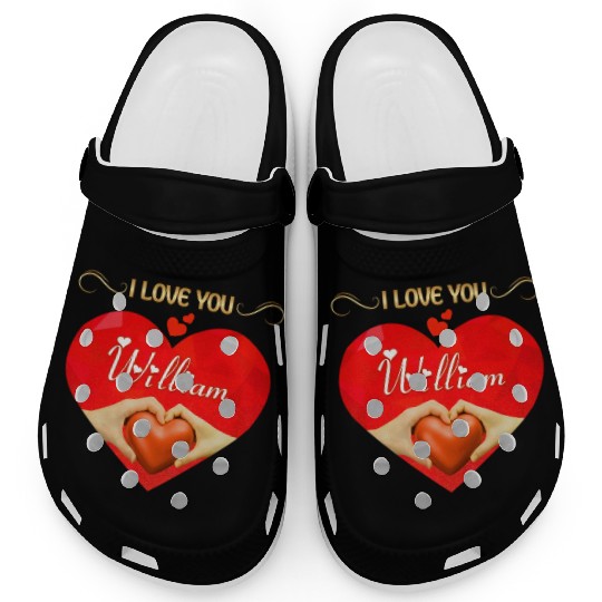 I love you William Clogs