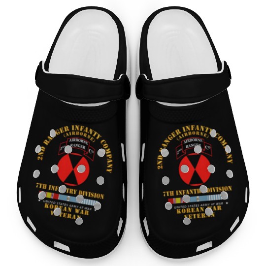 Army 2nd Ranger Inf Company 7th ID w KOREA SVC Clogs