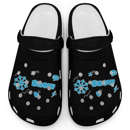Snow. Snowflake Clogs