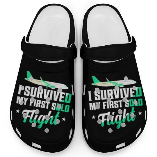 I Survived My First Solo Flight Pilot Clogs