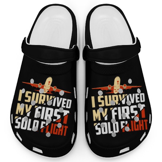 I Survived My First Solo Flight Aviation Clogs