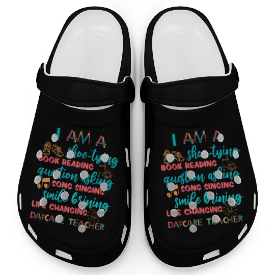 Childcare Kindergarten Preschool Daycare Teacher Clogs