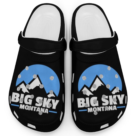 Big Sky Montana Snowboarding Clogs