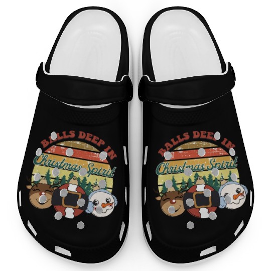 christmas spirit sublimation Clogs