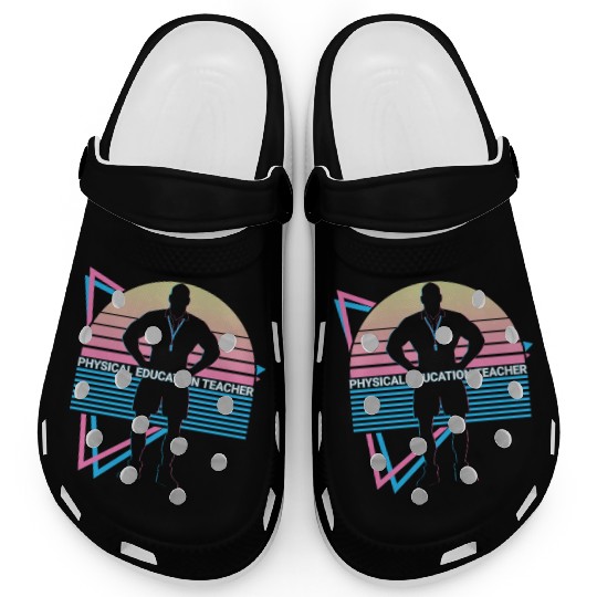 Physical Education Teacher PE Teacher Retro Clogs