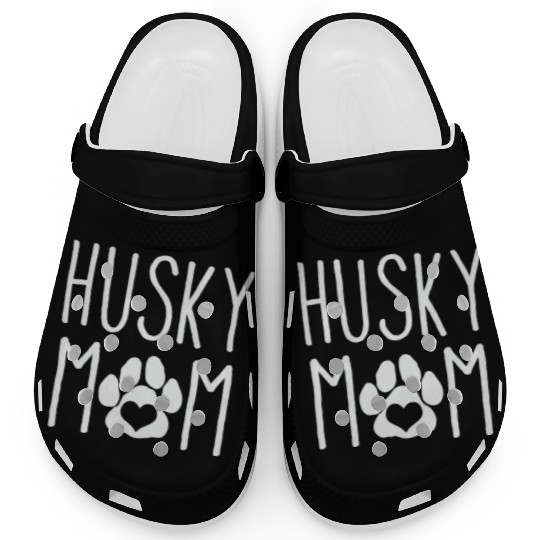 Husky Mom Dog Lover For Mothers Day Clogs
