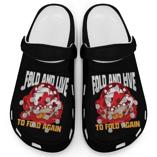 Poker Casino Poker Player Gambling Roulette Gift Clogs