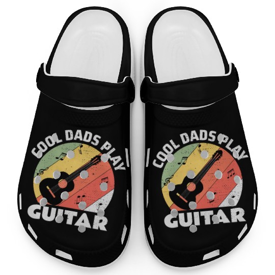 Acoustic Guitar Player Guitarist Dad Fathers day Clogs