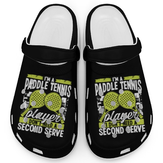 Paddle Tennis Player Match Second Serve Team Clogs