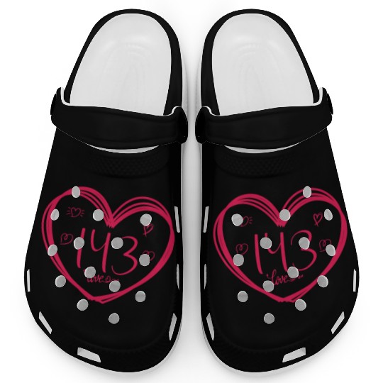 143 I Love You Valentines Day For Her Valentines Clogs