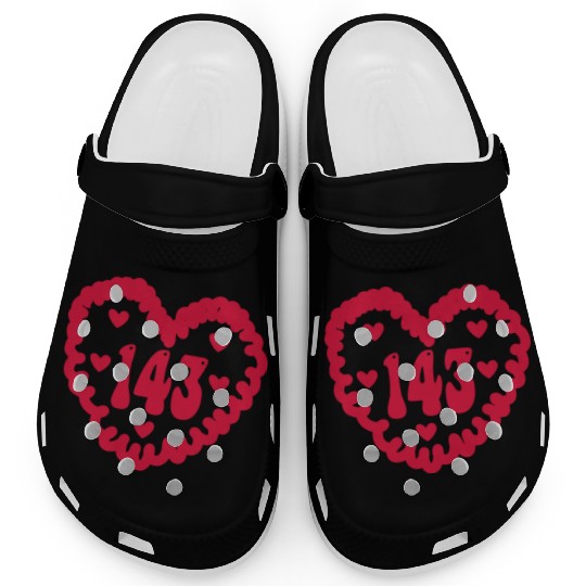 143 I Love You Valentines Day For Her Valentines Clogs