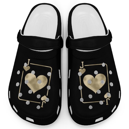 Jack Of Hearts Playing Card Halloween Costume Glam Clogs