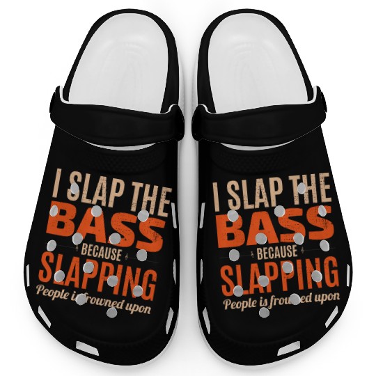 Bass Guitar Player Music Musician Bassist Funny Clogs