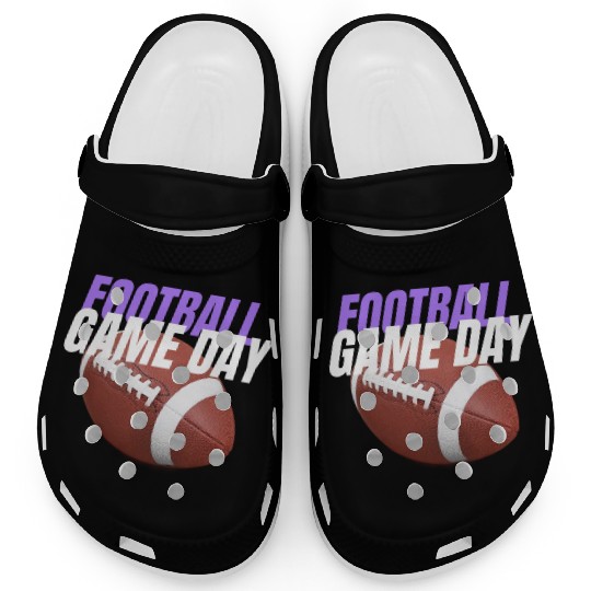 Football Game Day , Sunday Funday Football Season Clogs