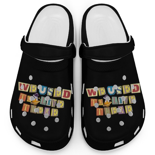 We Used To Live There Cool astronauts on Planets Clogs