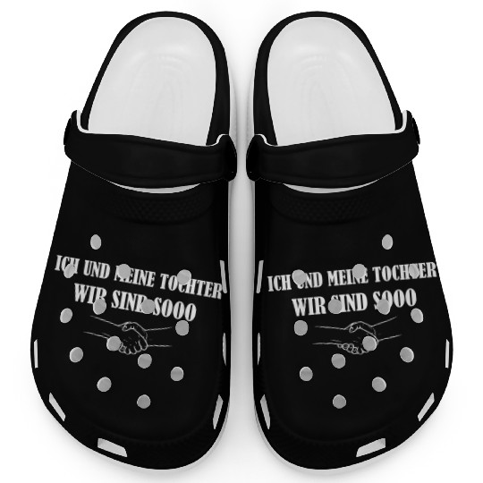 Me And My Daughter Child Mom Dad Clogs