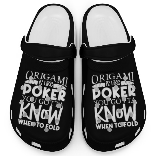 Poker Casino Poker Player Gambling Roulette Gift Clogs