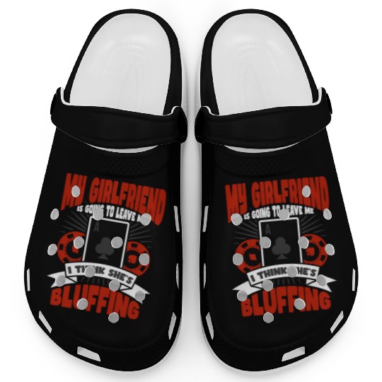 Poker Casino Poker Player Gambling Roulette Gift Clogs