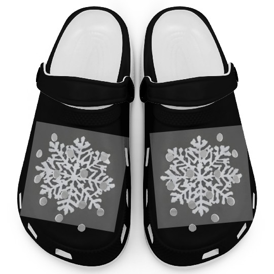 Snowflake portrait Clogs