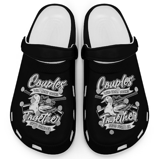 Duck Hunting Couples Clogs