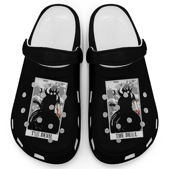 The Devil Tarot Card Funny Cat Tarot Card A Tarot Clogs