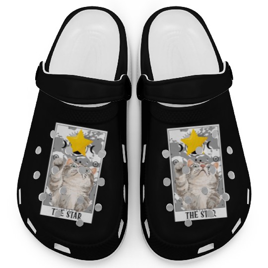The Star Tarot Card Funny Cat Tarot Card A Tarot Clogs